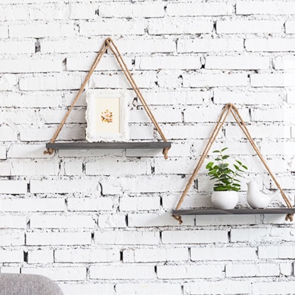 Other - Rustic bohemian tier hanging shelf set